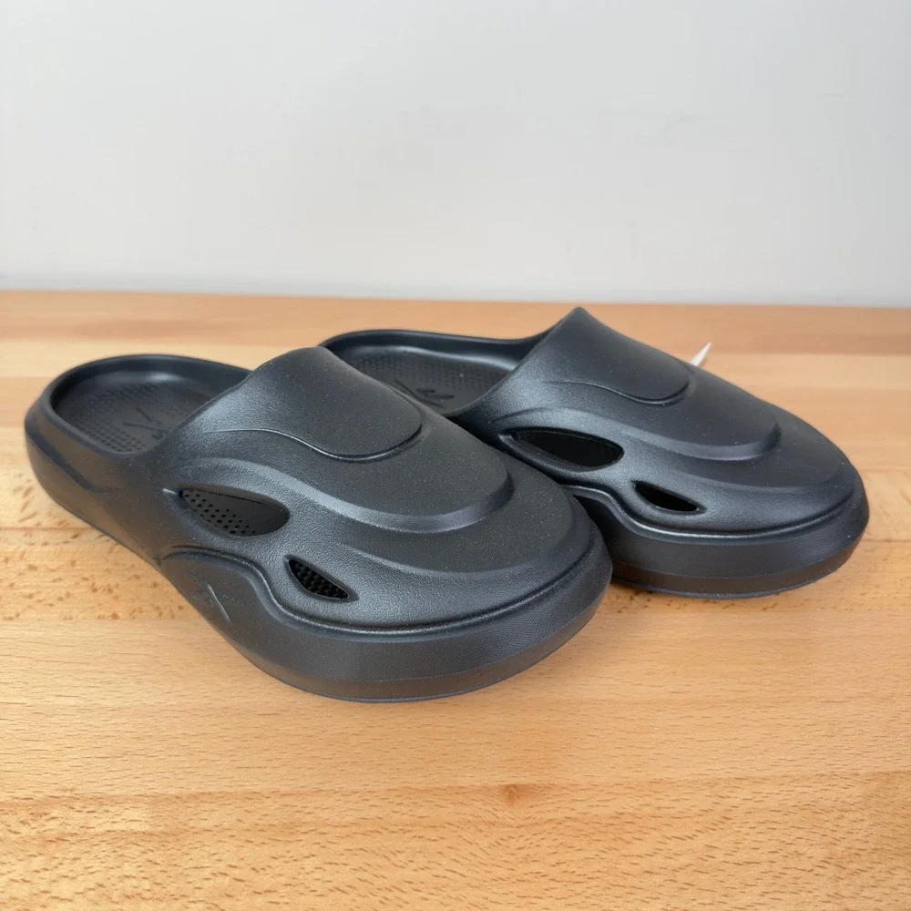 Reebok DMX Recovery Mule Unisex Size M9 W10 Black 100244588 Basketball Slides